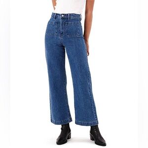 Rolla’s Sailor Rigid Denim High Rise Wide Leg Jeans Size 28